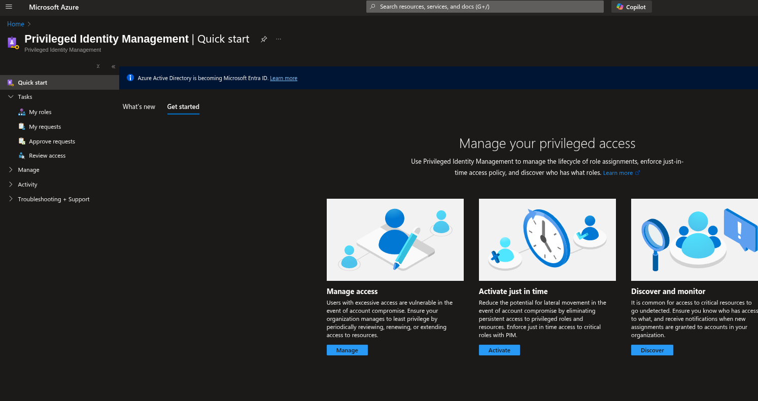 Privileged Identity Management